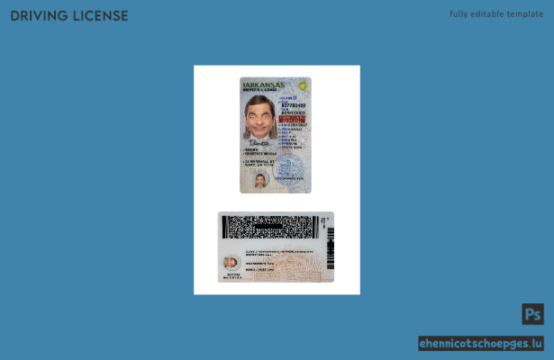 USA Arkansas Beispiel für einen Führerschein unter 21 Jahren